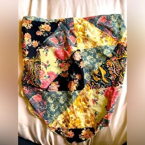 Free People floral crop top